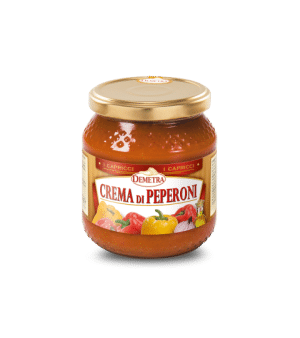 CREME POIVRONS DEMETRA (Verre 580ml) DEMETRA